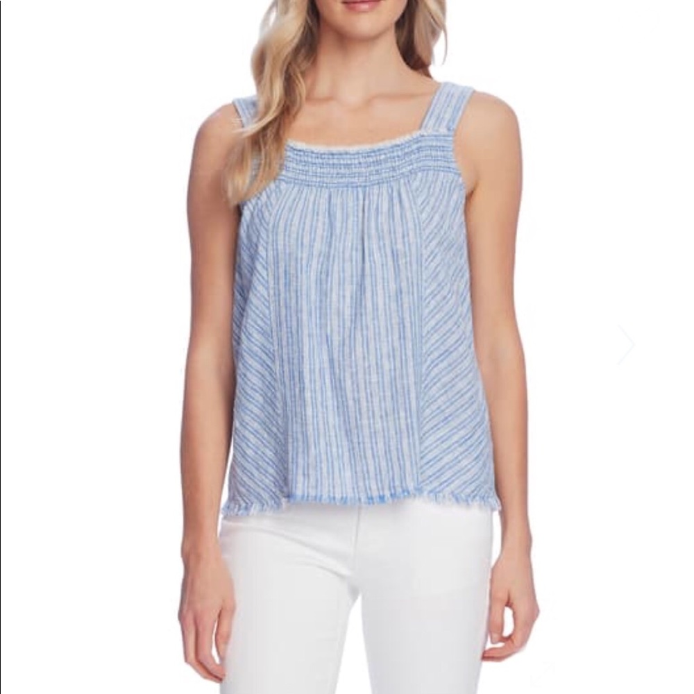 Vince Camuto NWT Sleeveless Modern Stripe Tank Blouse